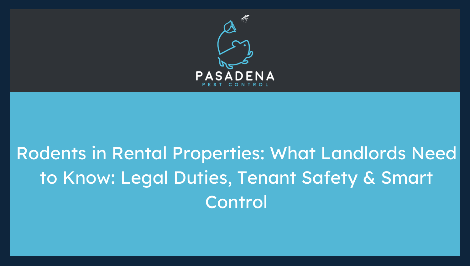 Rodents in Rental Properties: What Landlords Need to Know: Legal Duties, Tenant Safety & Smart Control