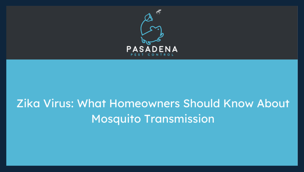 Zika Virus: What Homeowners Should Know About Mosquito Transmission