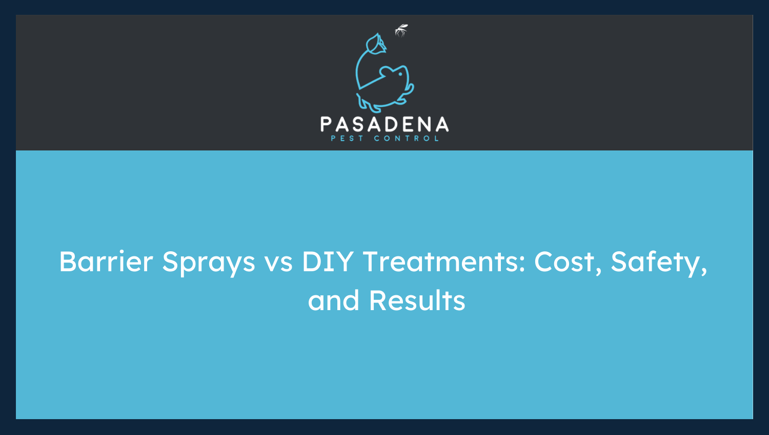 Barrier Sprays vs DIY Treatments: Cost, Safety, and Results
