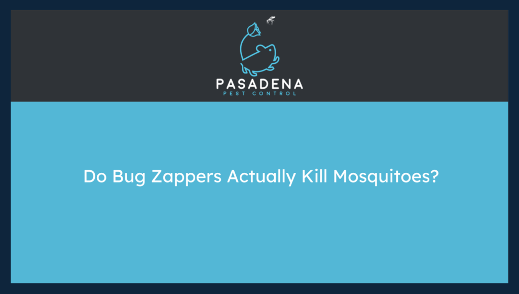 Do Bug Zappers Actually Kill Mosquitoes?