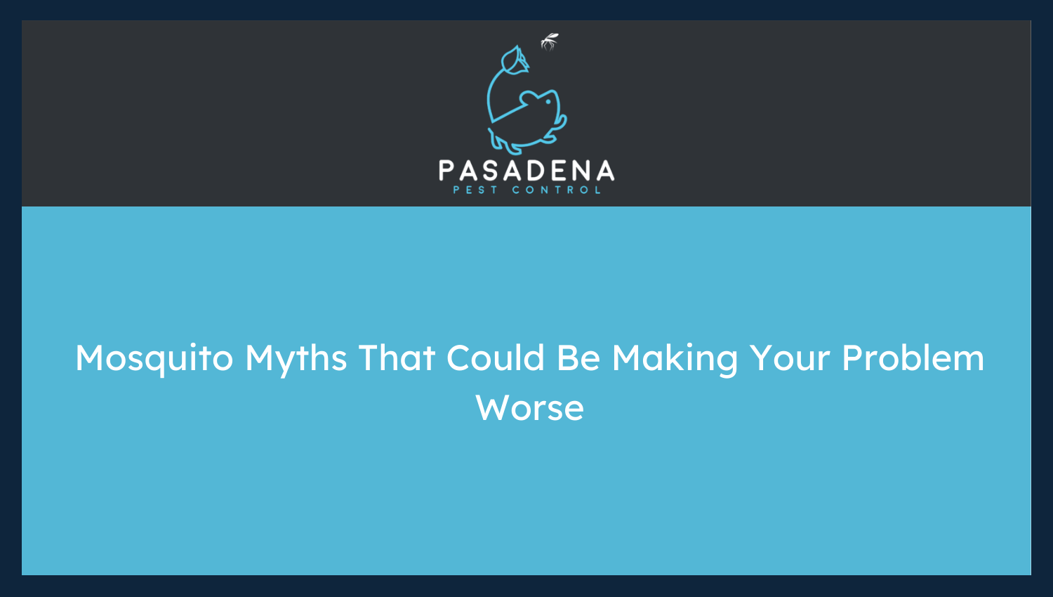 Mosquito Myths That Could Be Making Your Problem Worse