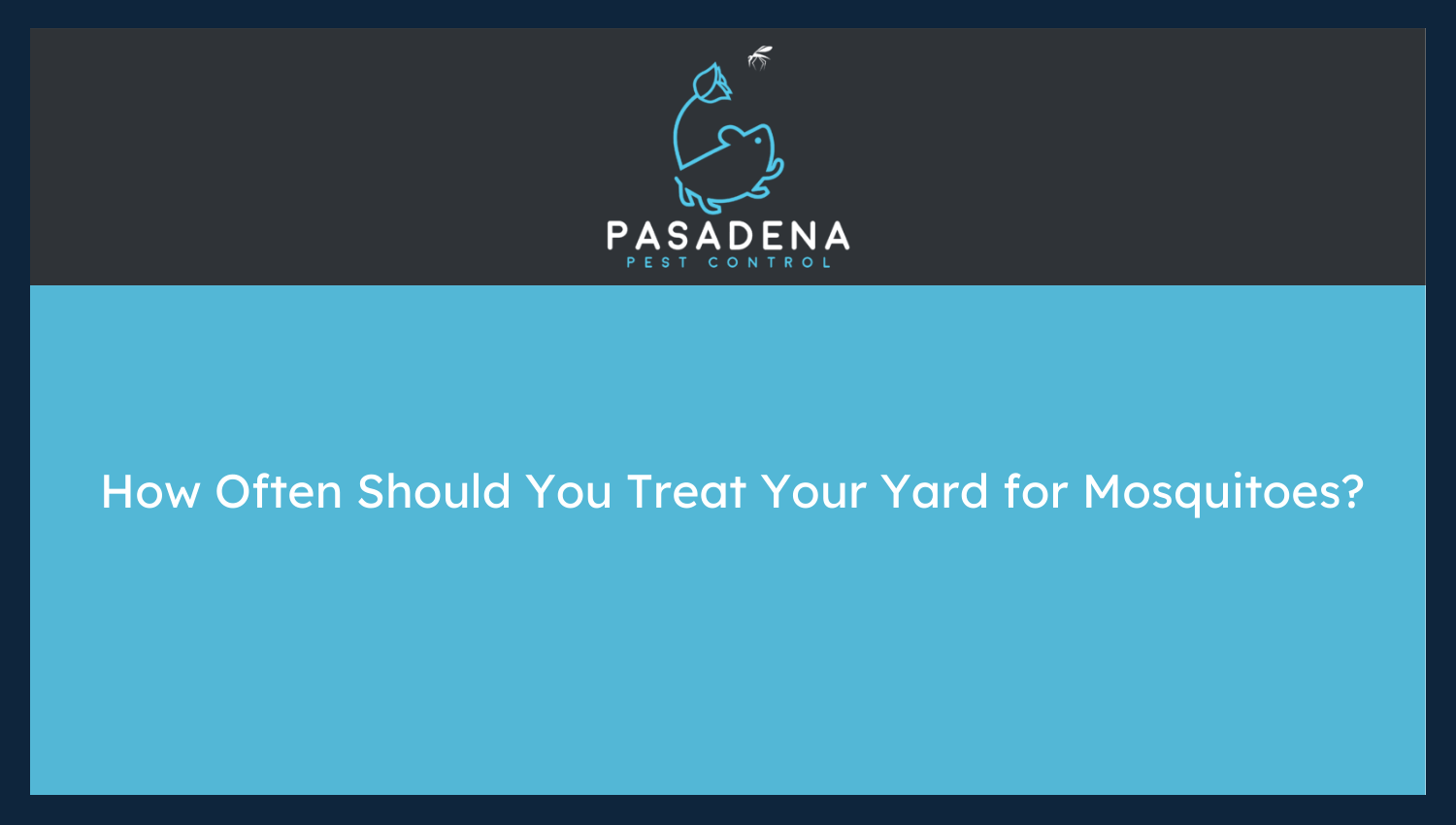 How Often Should You Treat Your Yard for Mosquitoes?