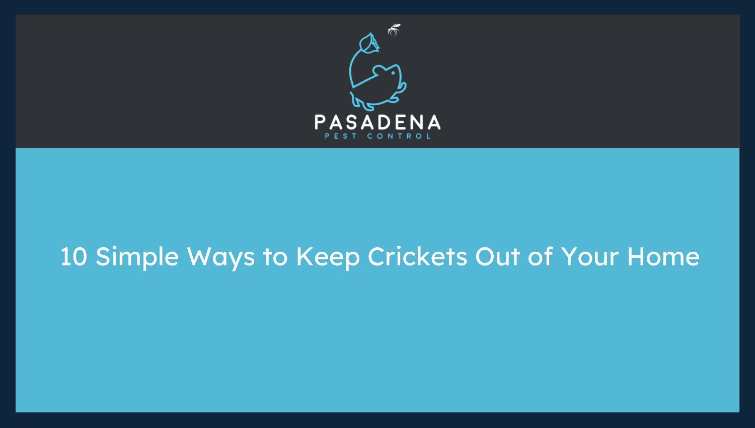 10 Simple Ways to Keep Crickets Out of Your Home