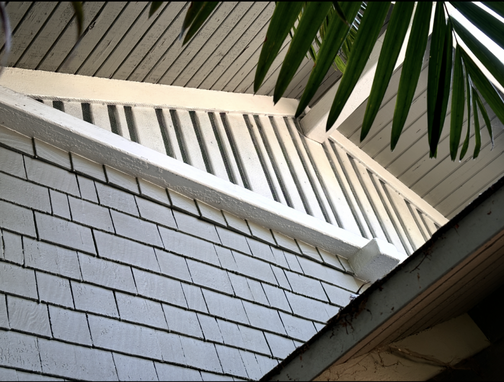 Gable vent exclusion